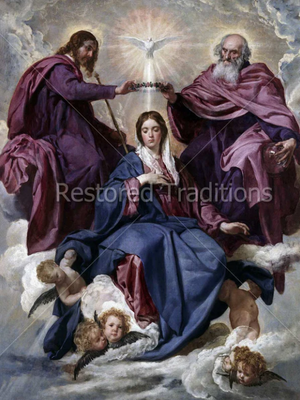 The Coronation of the Virgin - Velázquez's Masterful Altarpiece
