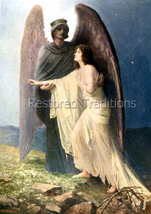 angel leading soul