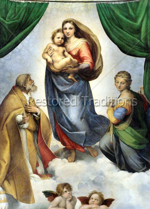 Harnessing Grandeur: Raphael's Sistine Madonna and the Digital Restoration Evolution