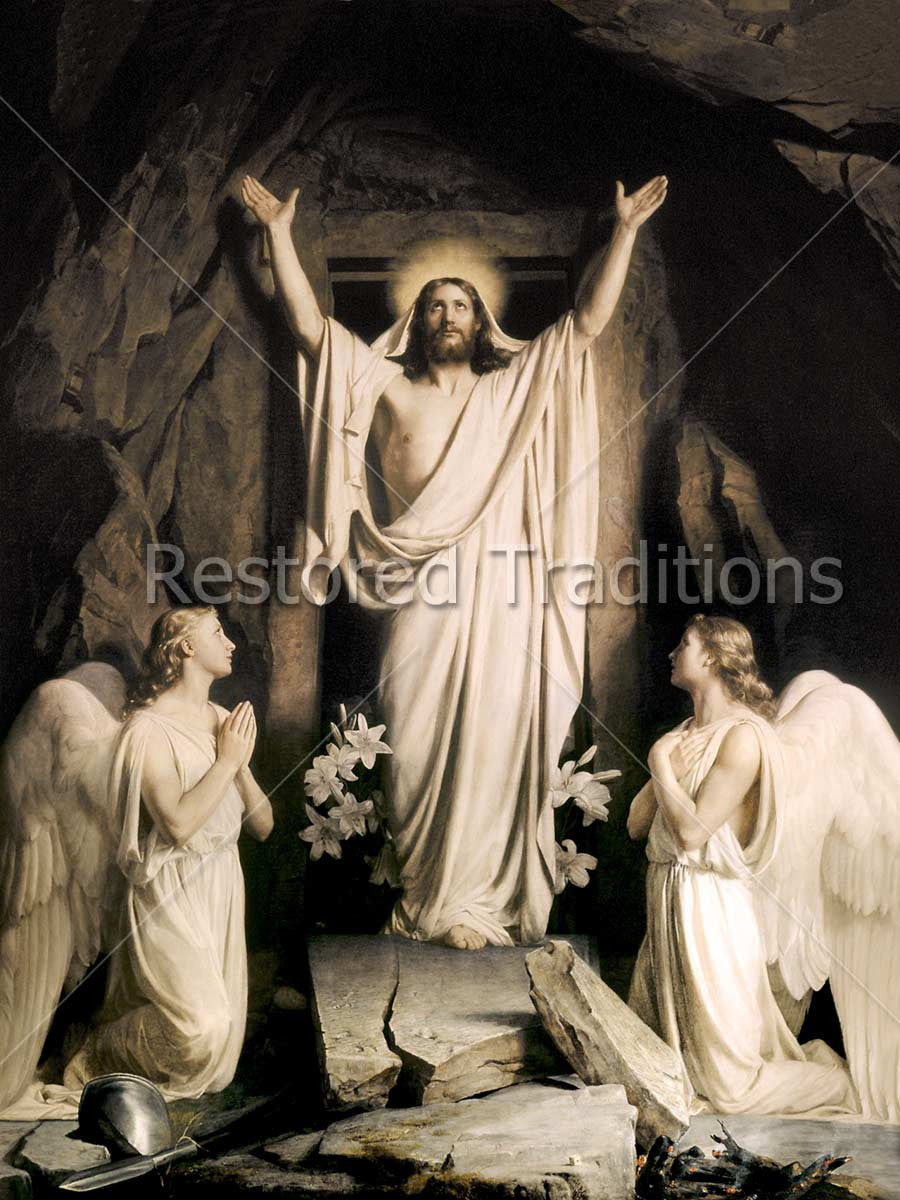 Resurrection of Christ – Bloch, restored fine-art print