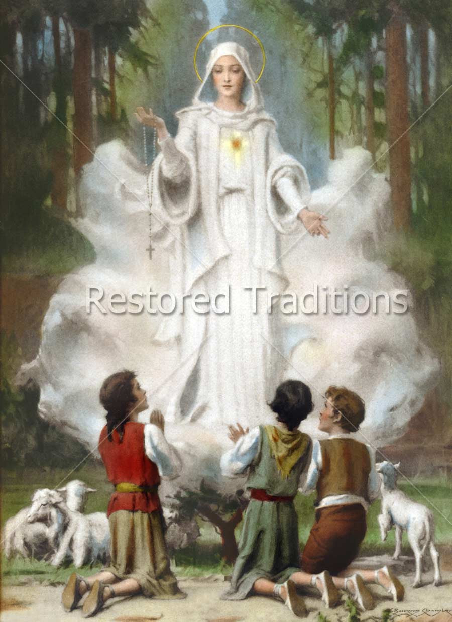 Our Lady of Fatima – Chambers, restored fine-art print