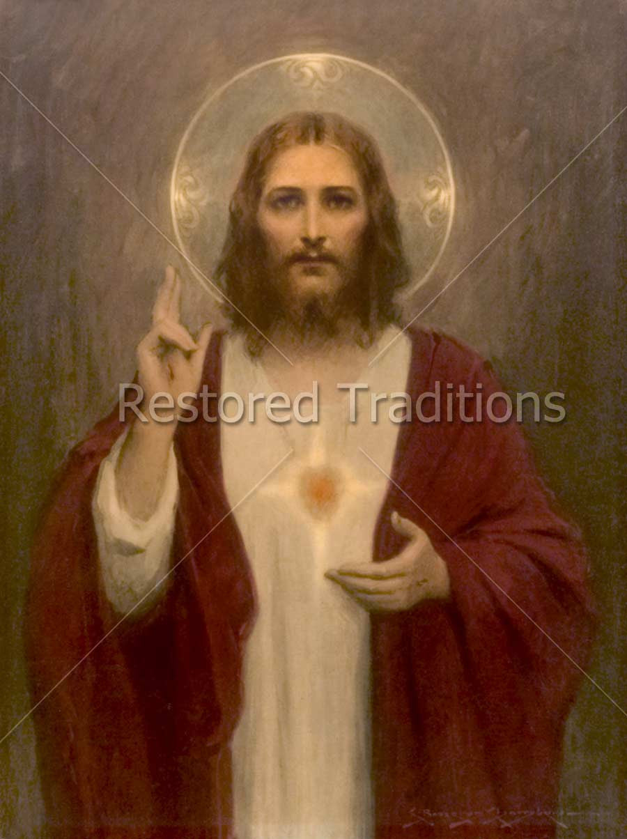 Sacred Heart IV – Chambers, restored fine-art print