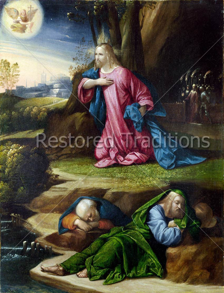Agony in the Garden – Garofalo, restored fine-art print