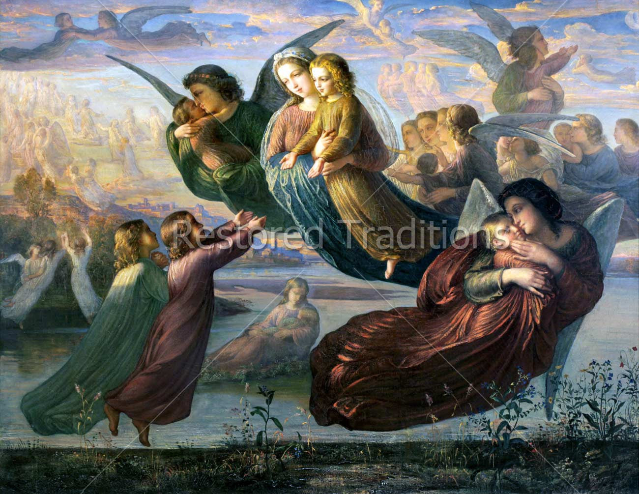 The Memory of Heaven – Janmot, restored fine-art print
