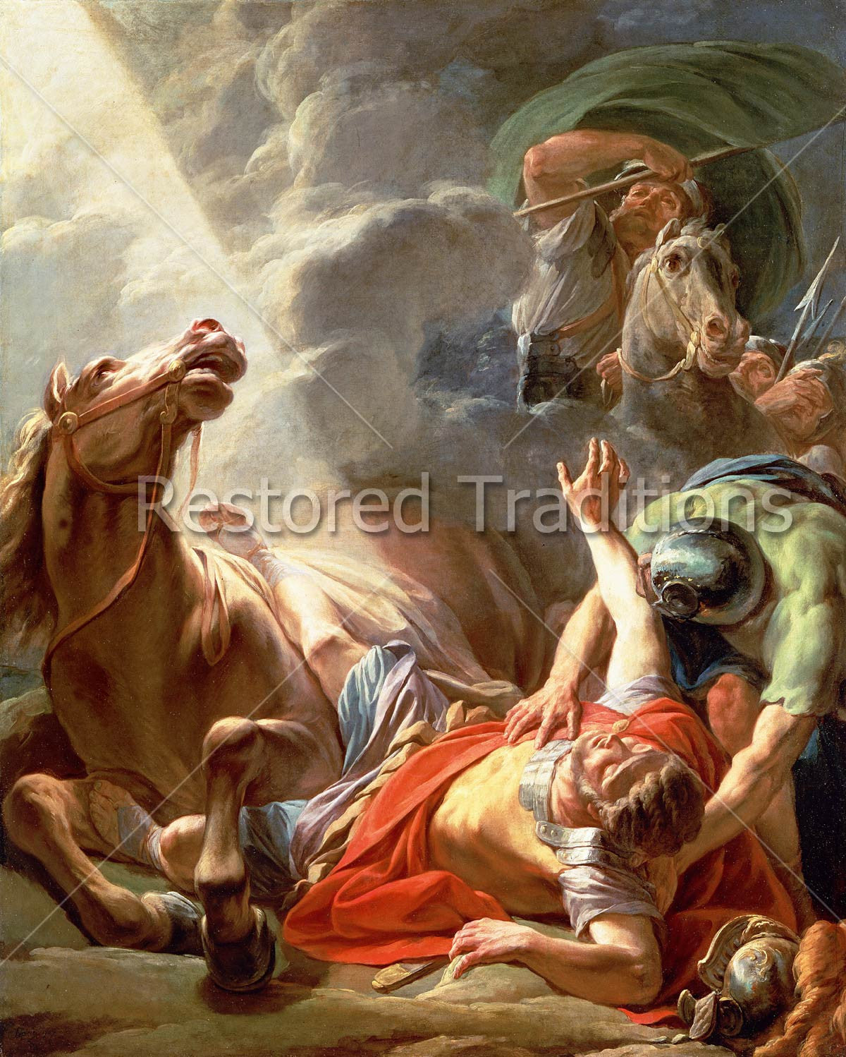 St. Paul's Conversion – Lepicie, restored fine-art print