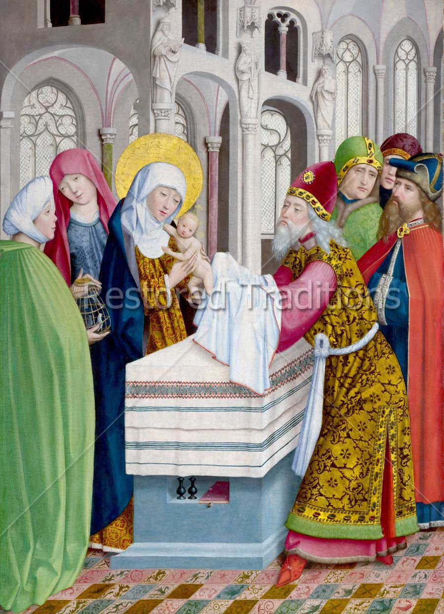 The Presentation in the Temple – Liesborn, restored fine-art print
