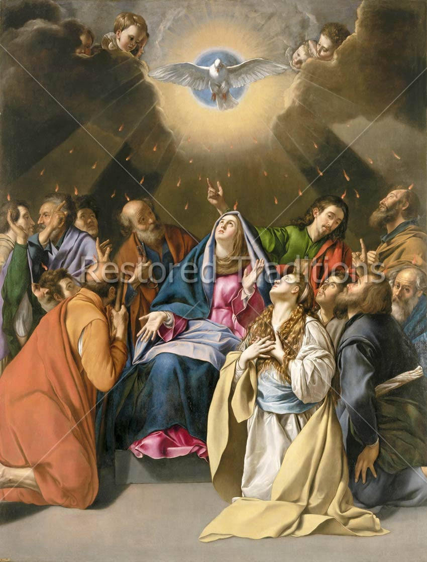 Pentecost II – Maino, restored fine-art print