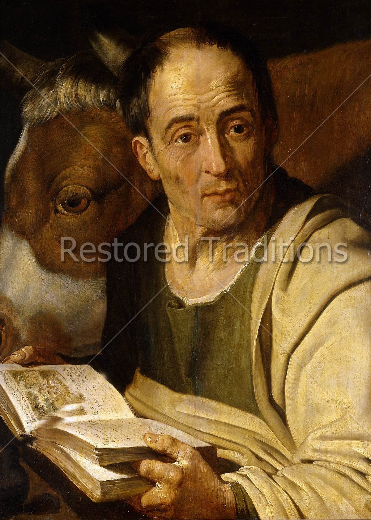 St. Luke – Wolfordt, restored fine-art print