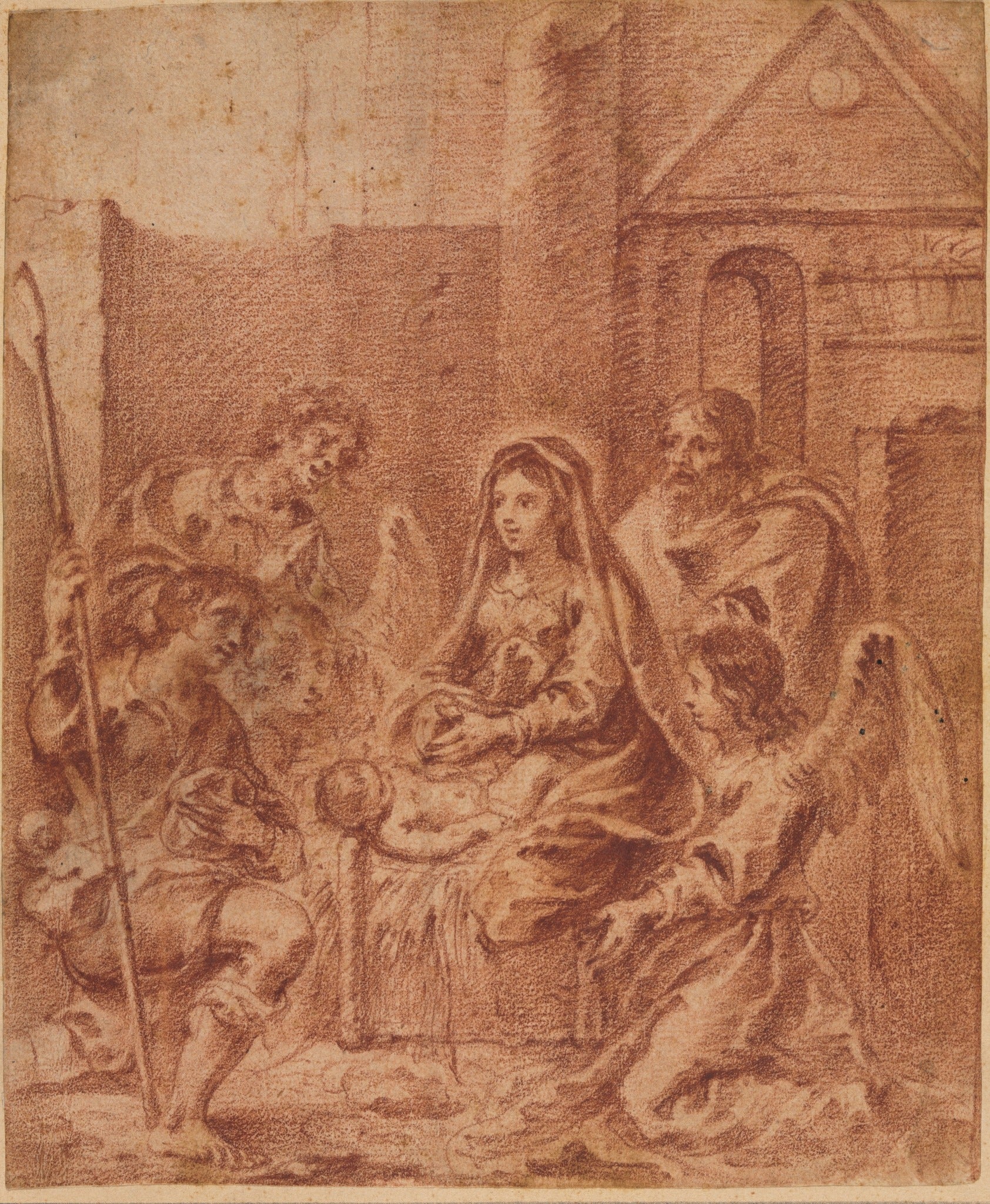 Adoration of the Shepherds – Maino, restored fine-art print