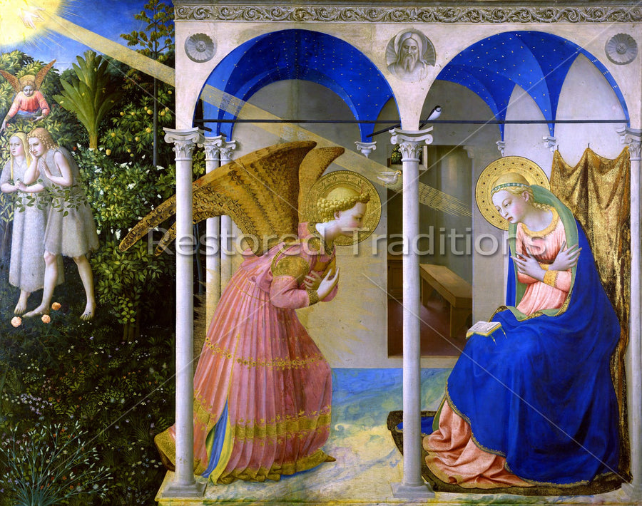 Archangel Gabriel Appearing to Virgin Mary