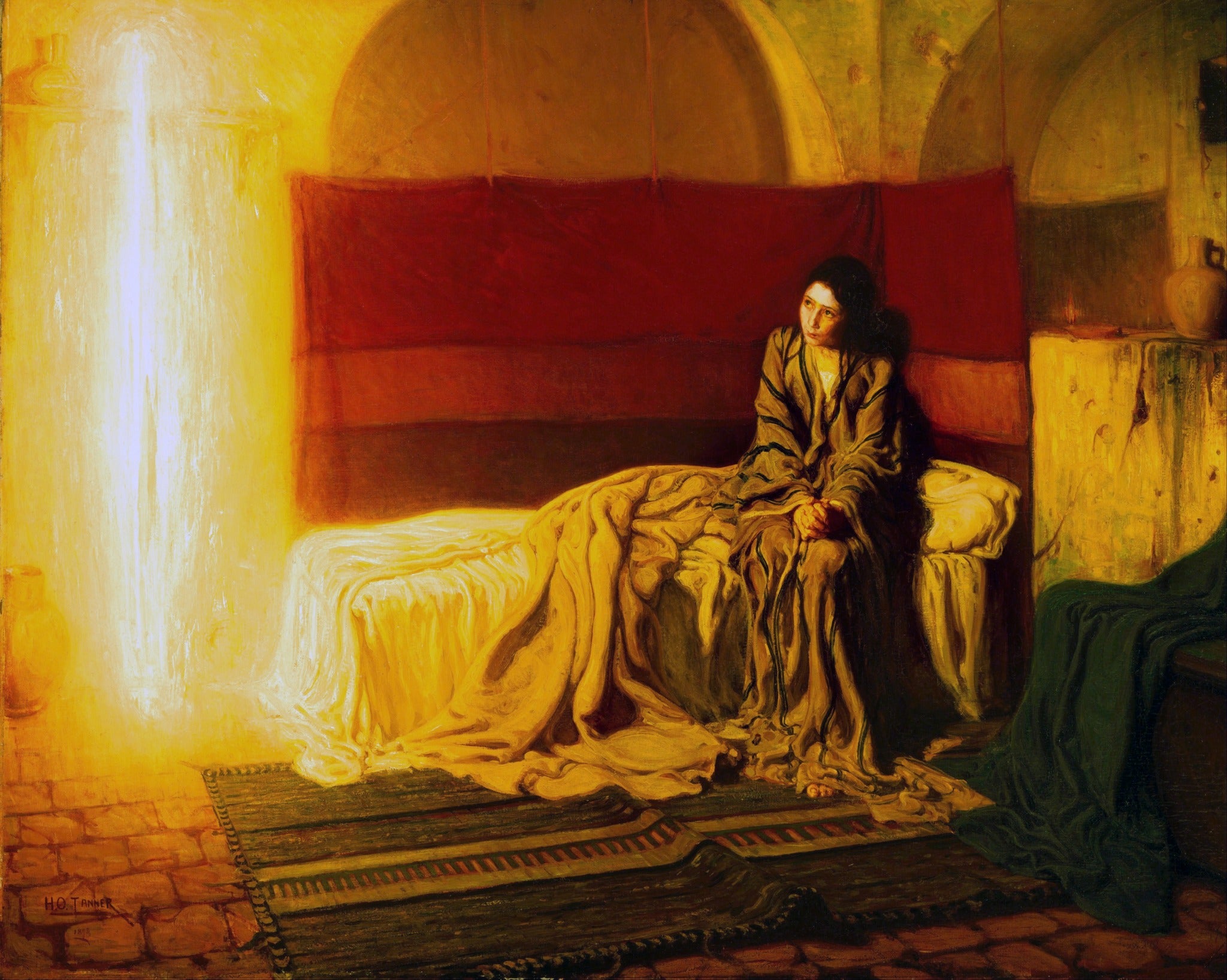 Annunciation – Tanner, restored fine-art print