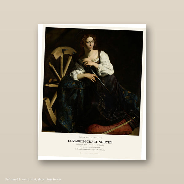 Confirmation Set — Keepsake Print + Remembrance Cards