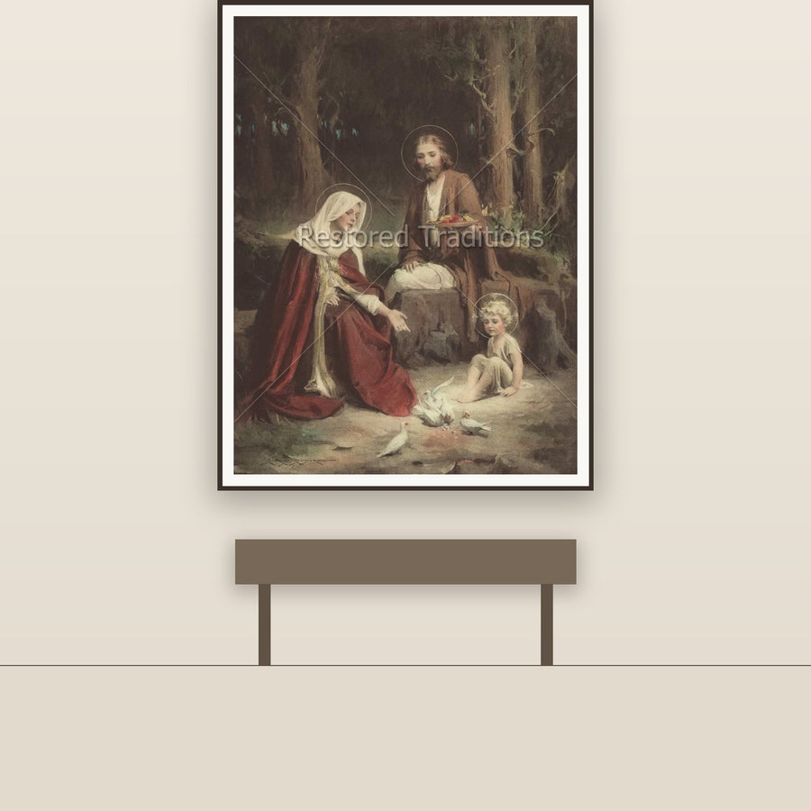 Holy Family – Chambers, restored fine-art print