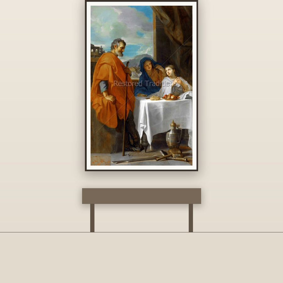 Holy Family – Le Brun, restored fine-art print