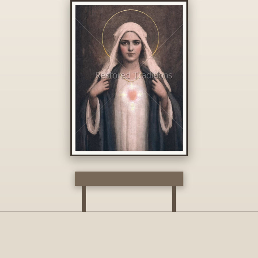 Immaculate Heart V – Chambers, restored fine-art print