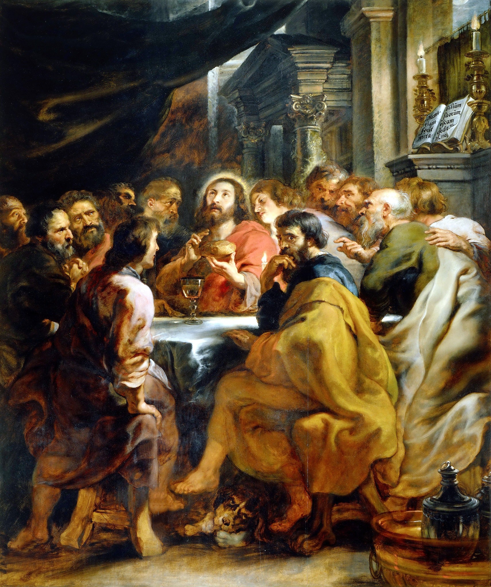 Last Supper – Rubens, restored fine-art print