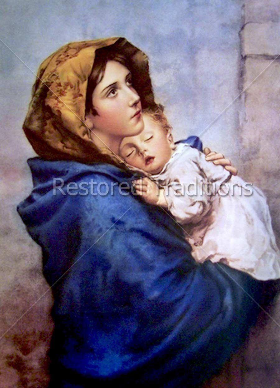 Madonna of the Streets, restored fine-art print