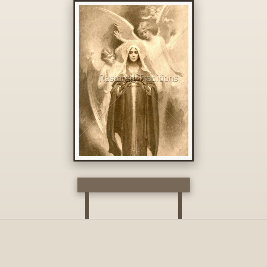 Mother of God & Man – Chambers, restored fine-art print