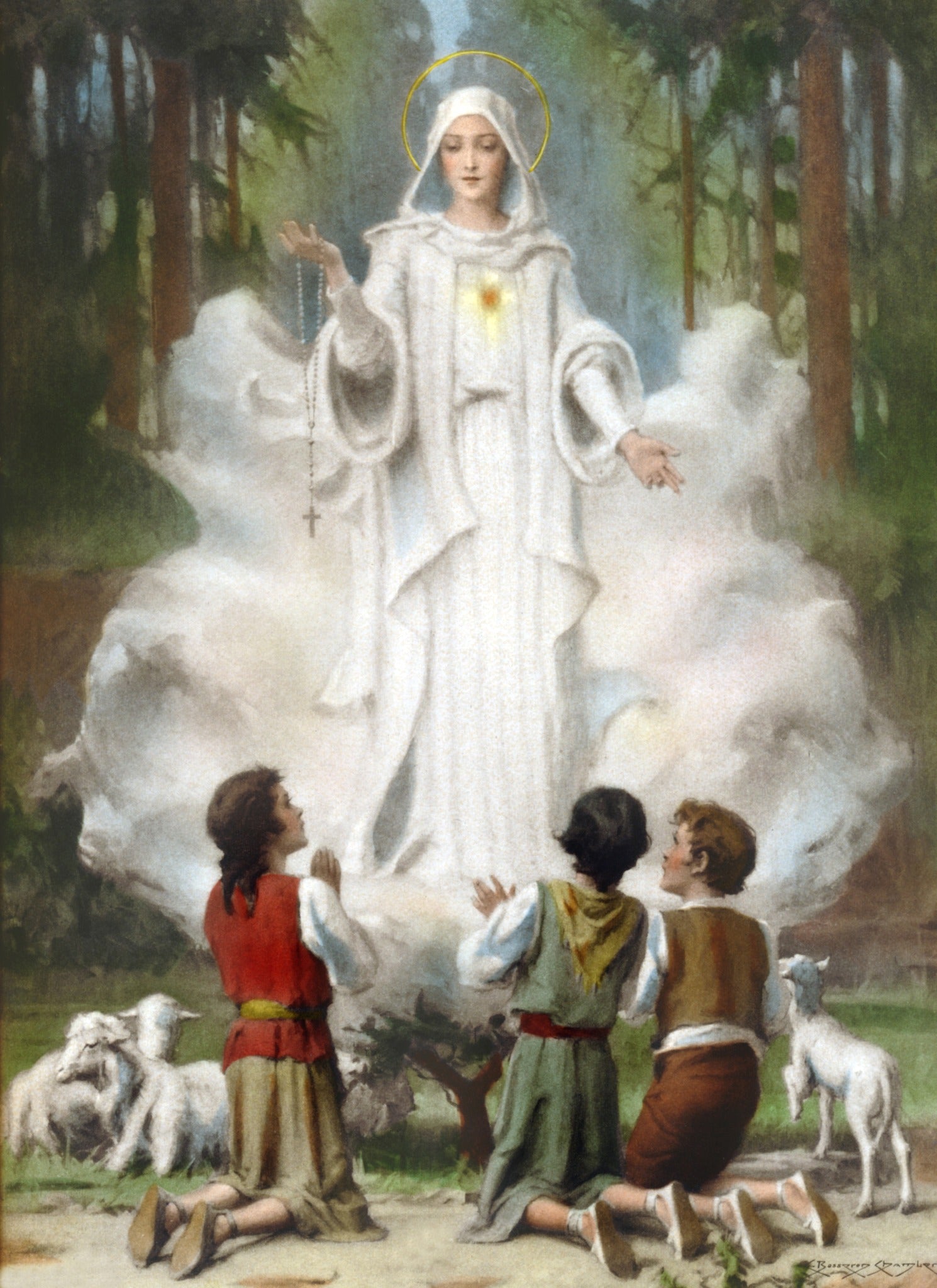 Our Lady of Fatima – Chambers, restored fine-art print