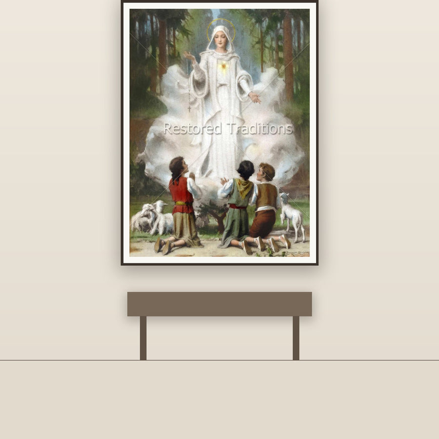 Our Lady of Fatima – Chambers, restored fine-art print