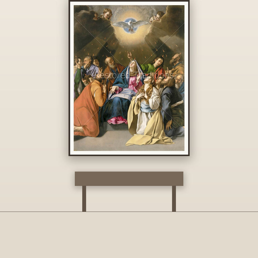 Pentecost II – Maino, restored fine-art print