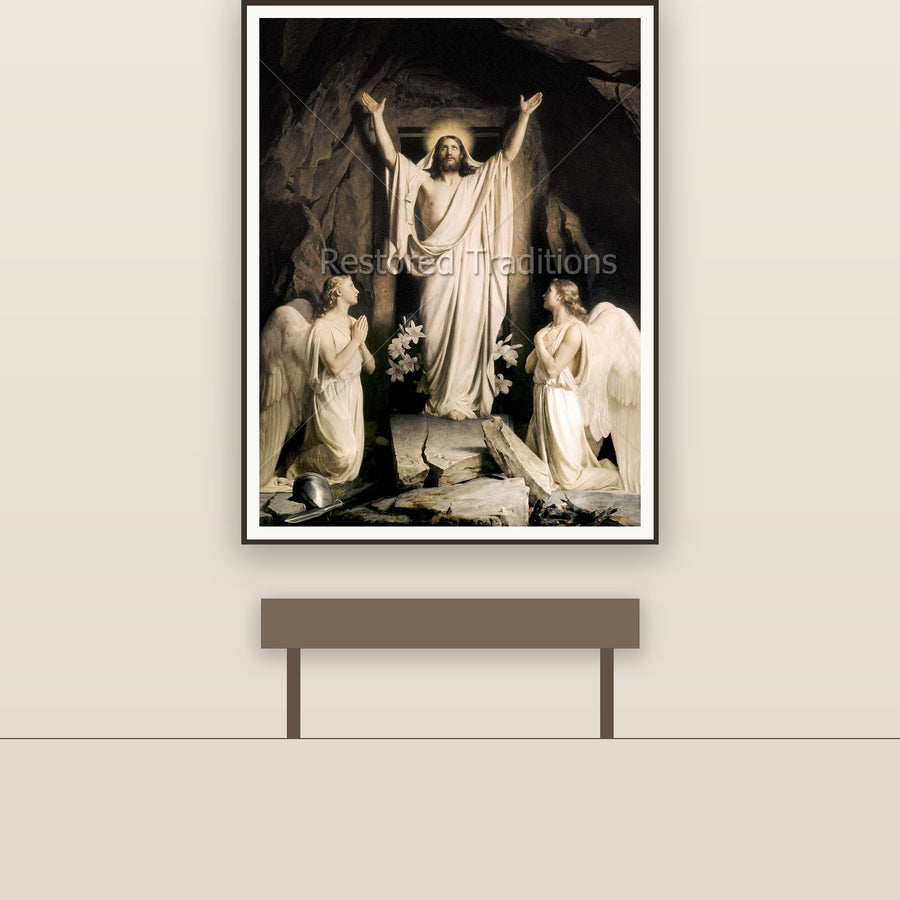 Resurrection of Christ – Bloch, restored fine-art print