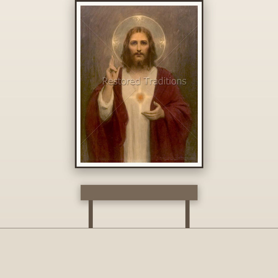 Sacred Heart IV – Chambers, restored fine-art print