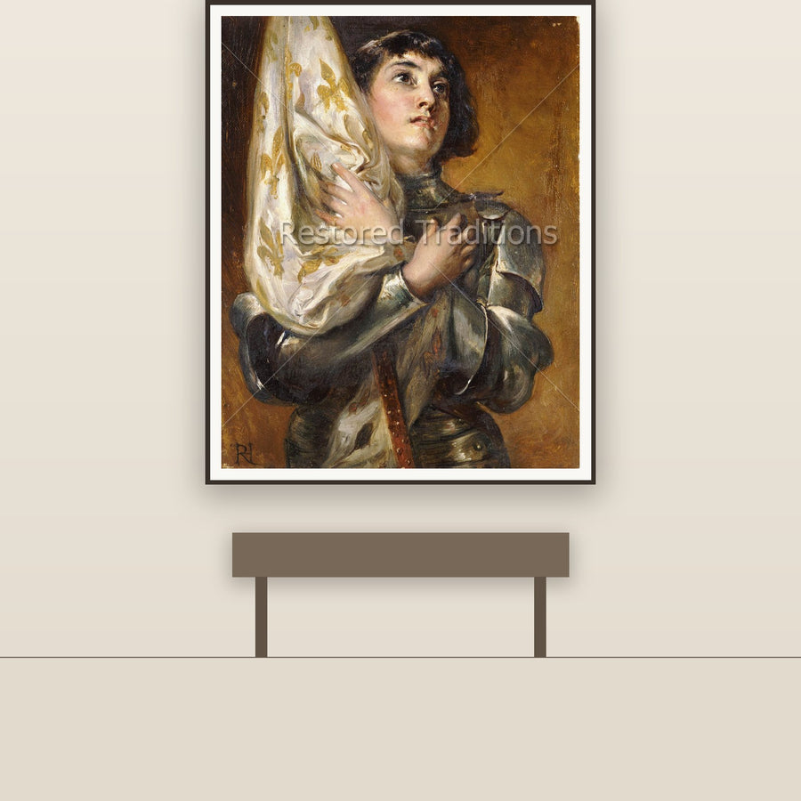 St. Joan of Arc – Hillingford, restored fine-art print