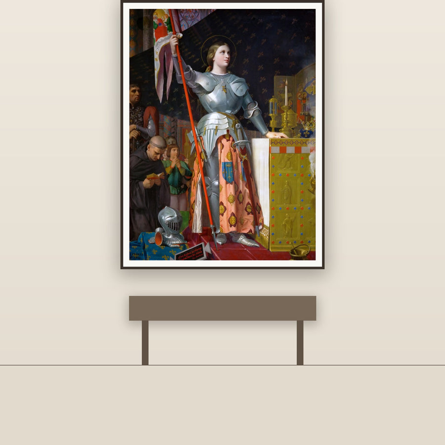St. Joan of Arc – Ingres, restored fine-art print