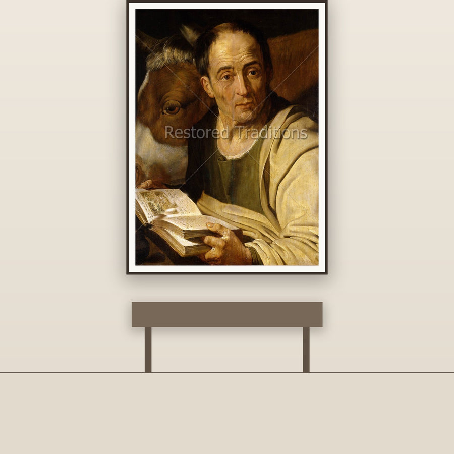 St. Luke – Wolfordt, restored fine-art print