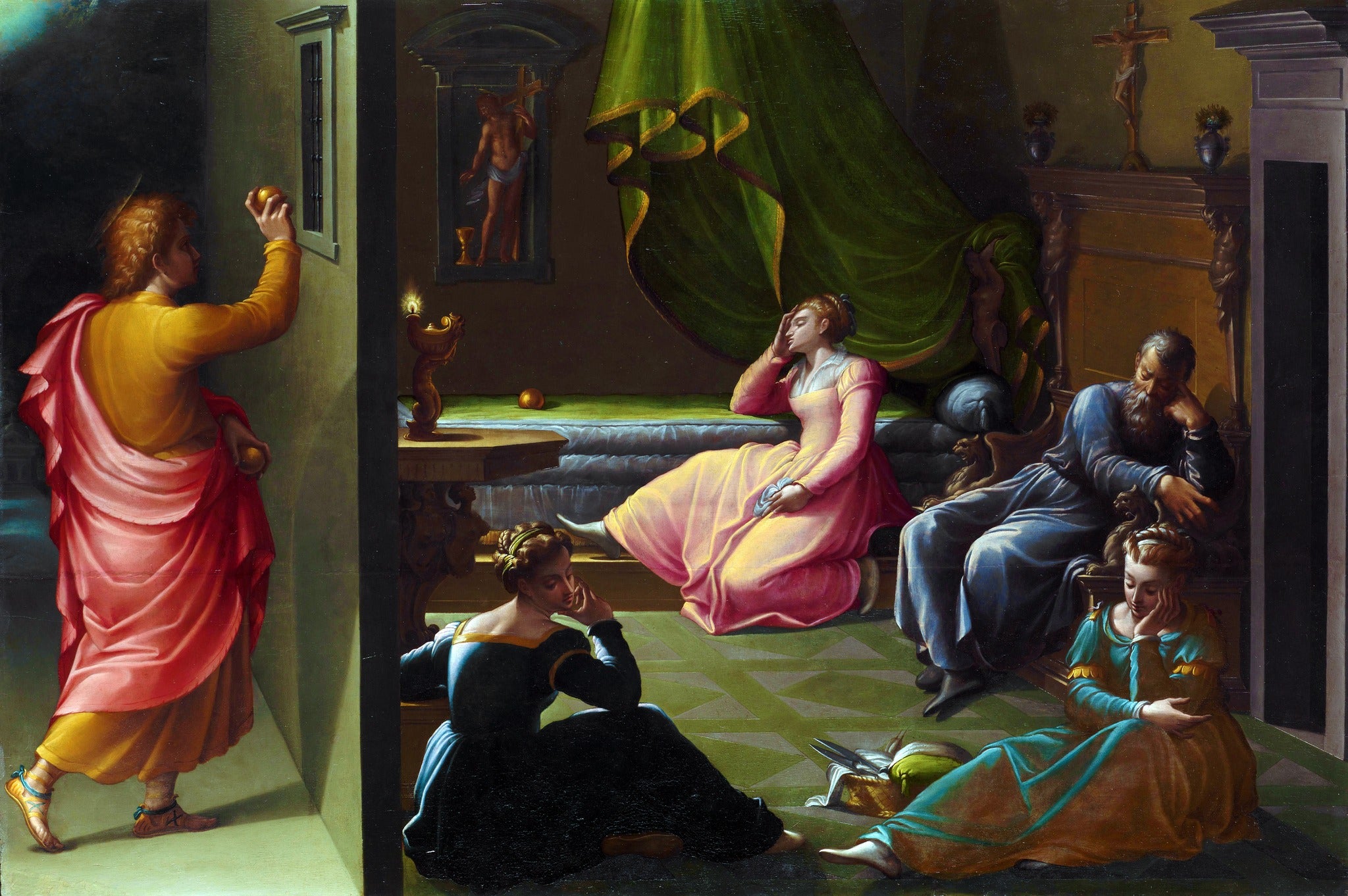 St. Nicholas of Bari, restored fine-art print
