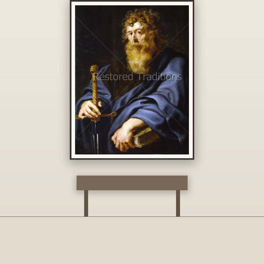 St. Paul – Rubens, restored fine-art print
