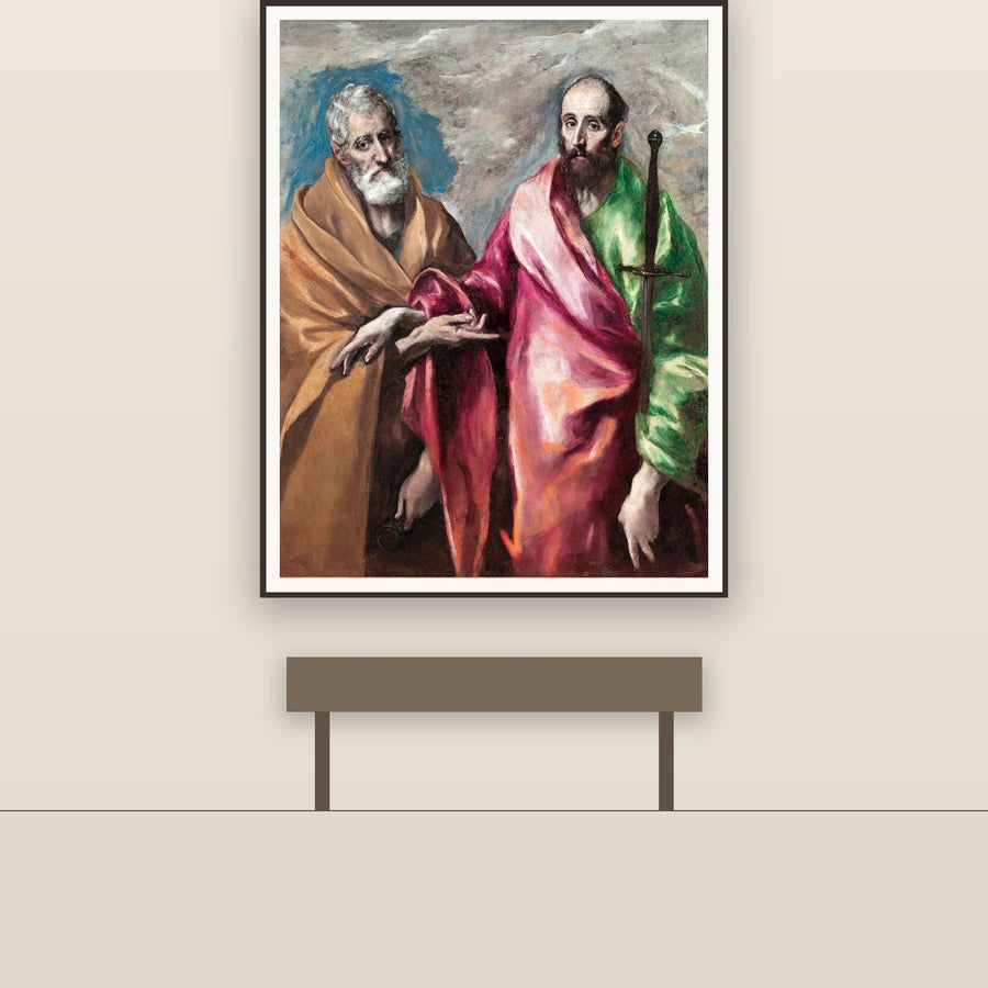 Sts. Peter and Paul – Greco, restored fine-art print