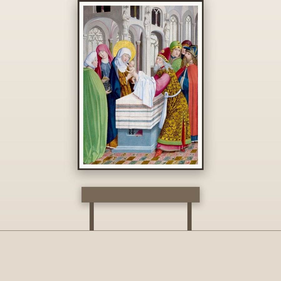 The Presentation in the Temple – Liesborn, restored fine-art print