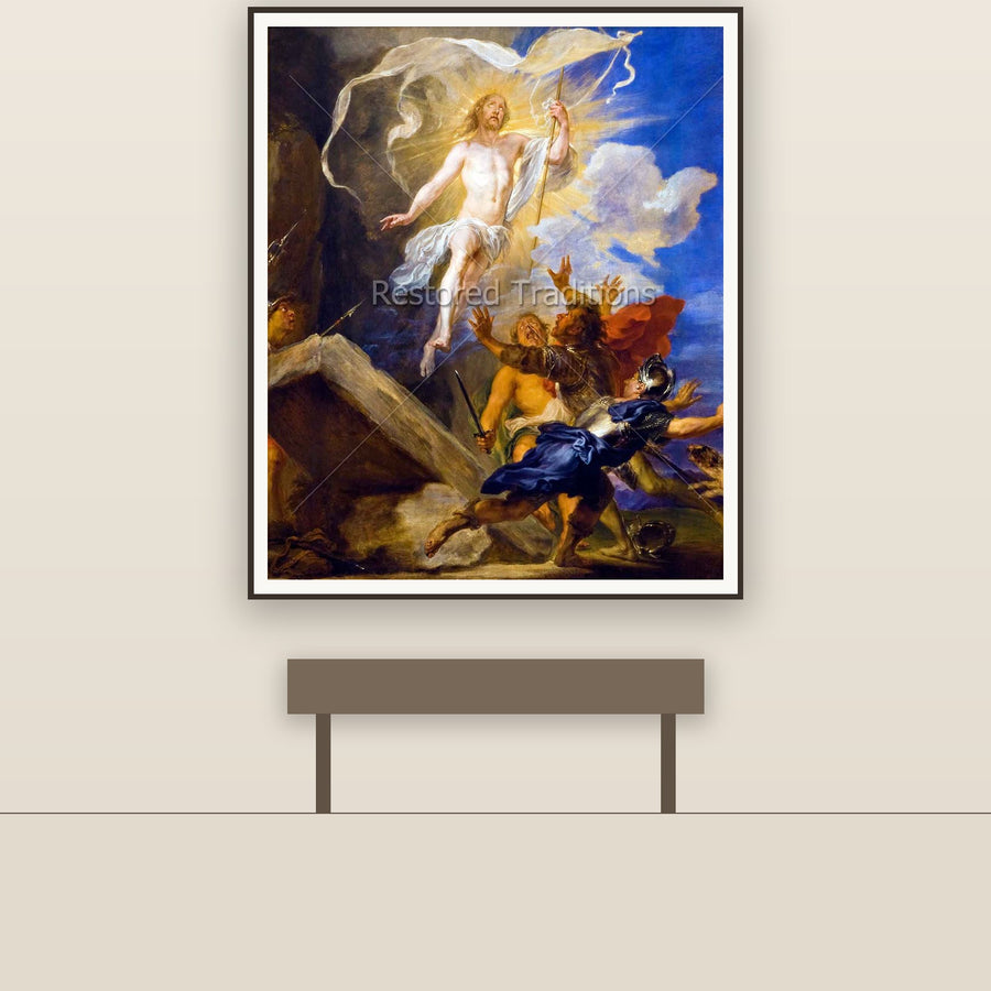 The Resurrection – Boeckhorst, restored fine-art print
