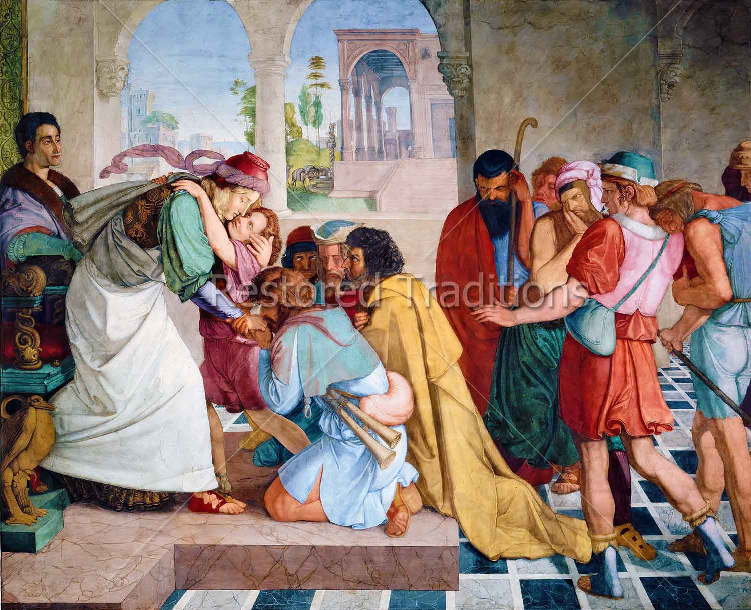 Joseph Greeting His Brothers