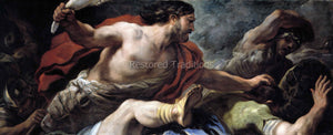 Samson killing soldiers with bone