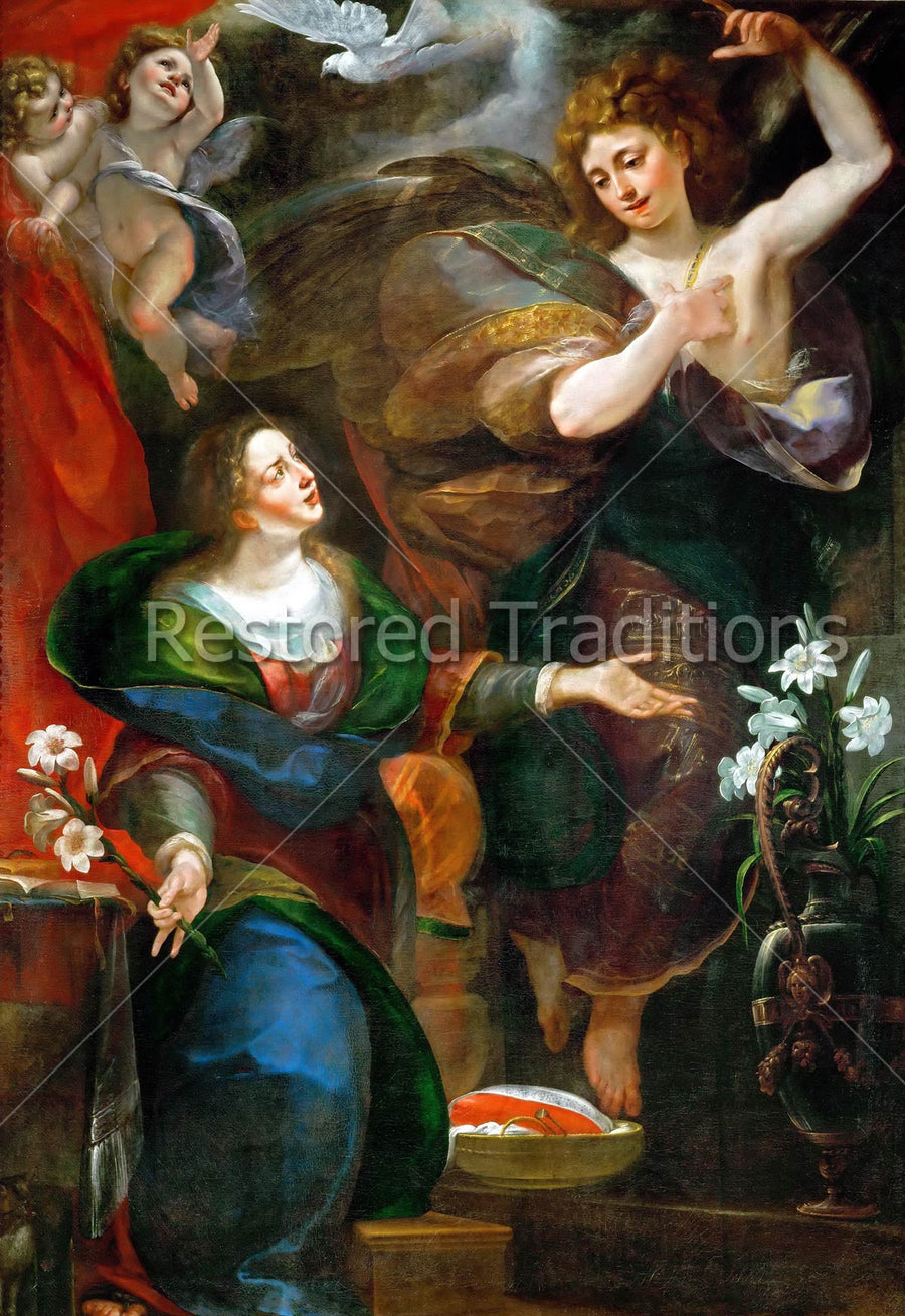 Angel Gabriel Greets Virgin Mary