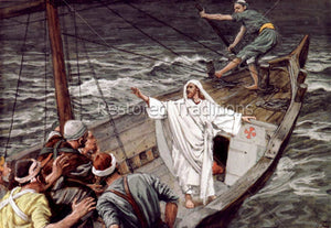 Jesus Standing in the Boat