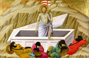 Christ Rising Out Of Tomb