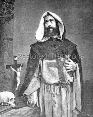 Catholic Crusader Monk