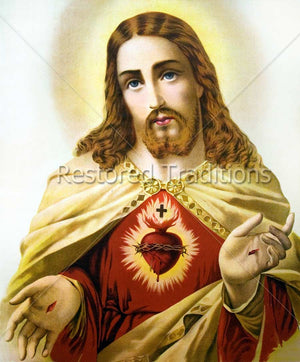Antique Jesus Christ Portrait